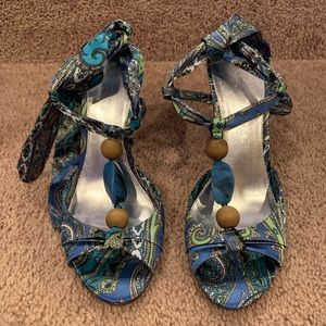 Marc Fisher - fabric wrap pump - 5 inch heel